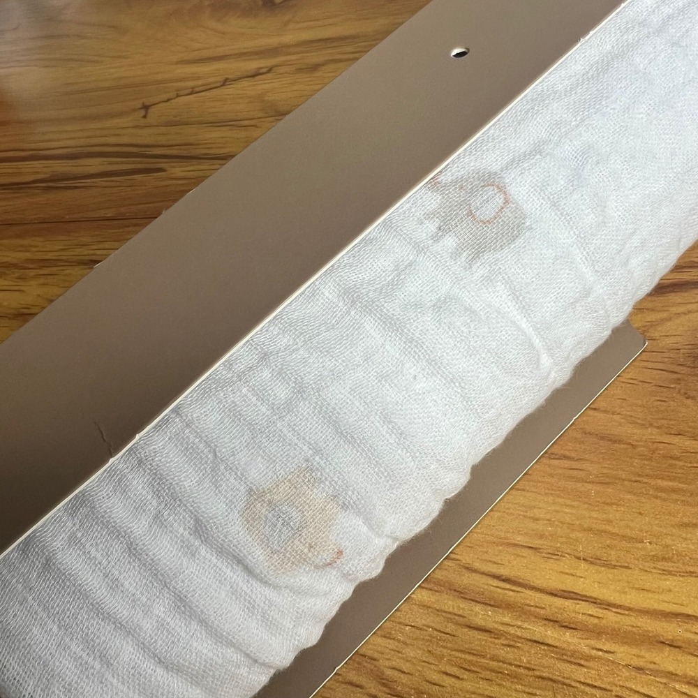 Chickpea Muslin Swaddle Blanket Cotton White Neutral Elephant Print 36x40 NEW - Picture 4 of 8
